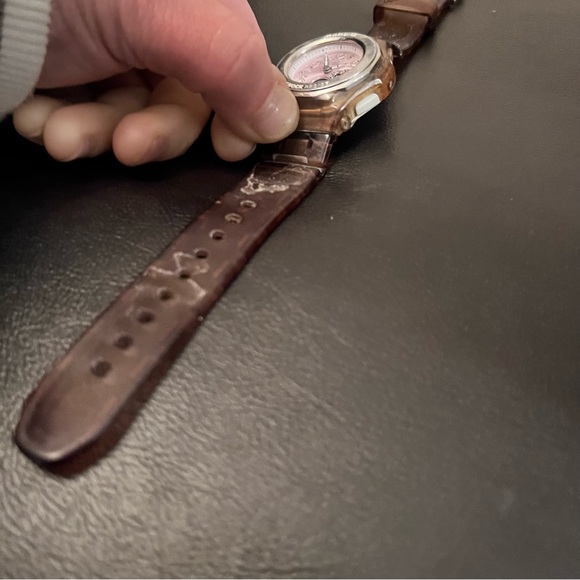 Casio Baby-G Quartz WR Analog 39mm Dial Causal Round Watch - Pink Face - Picture 8 of 10